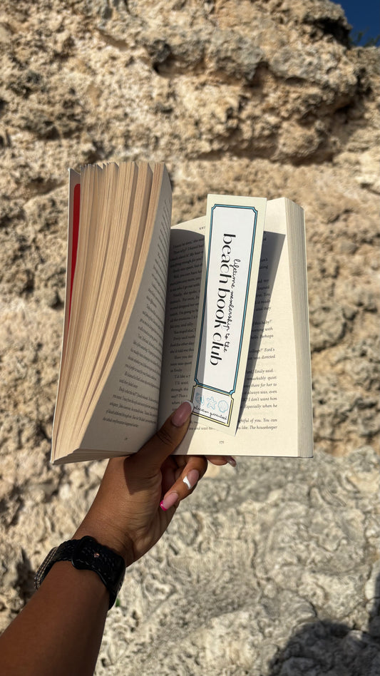 Bookmark: Beach book club